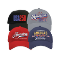 Assorted USA 250th Hats