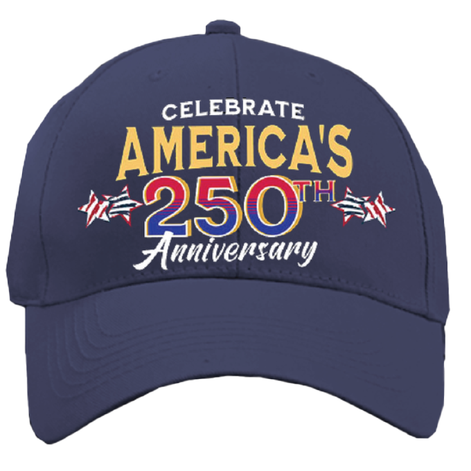 USA 250th Anniversay Hat-Celebrate